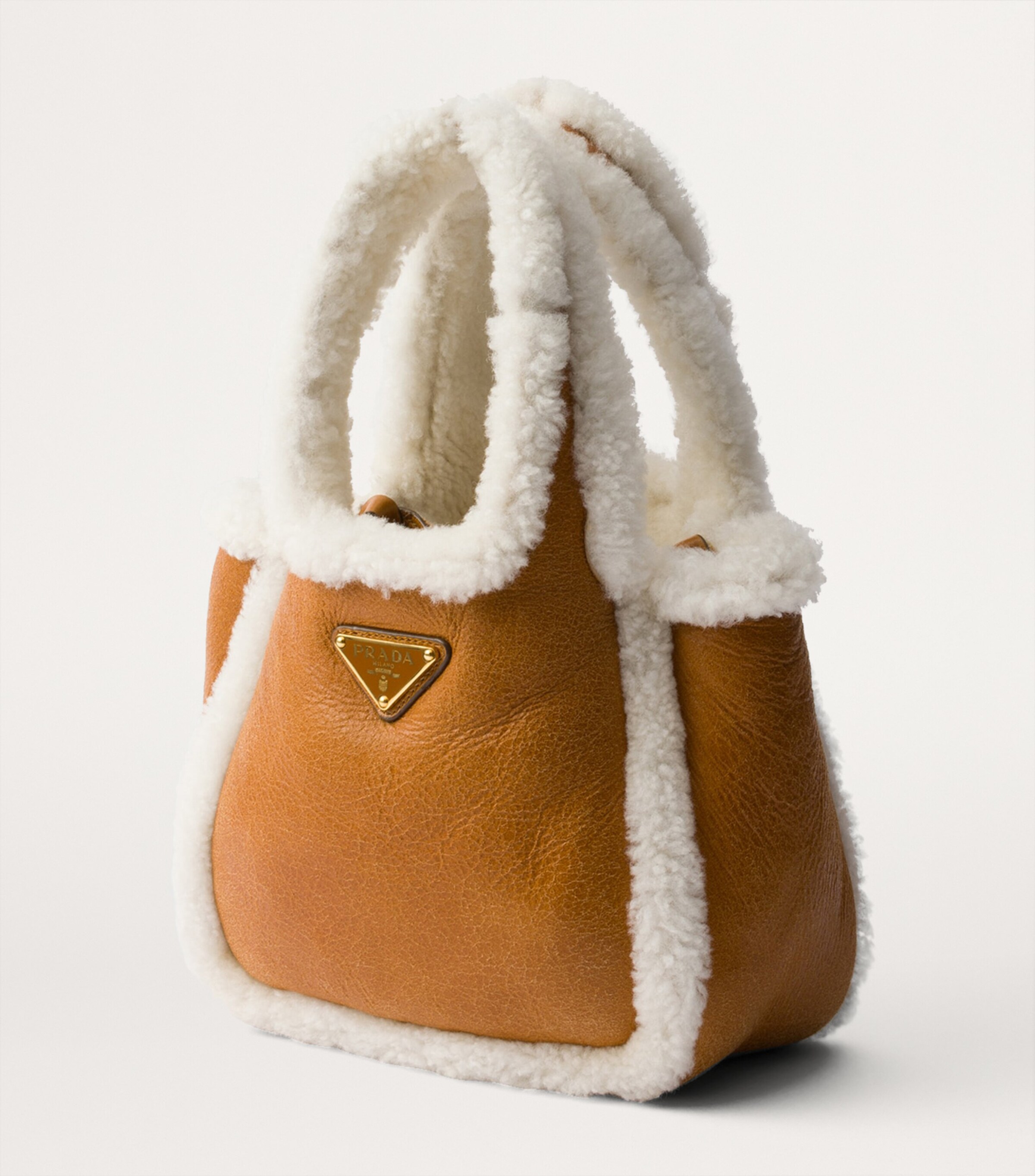 Prada Prada Mini Shearling Handbag