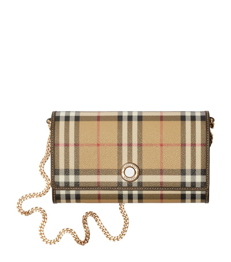 Burberry Burberry Check Chain Wallet