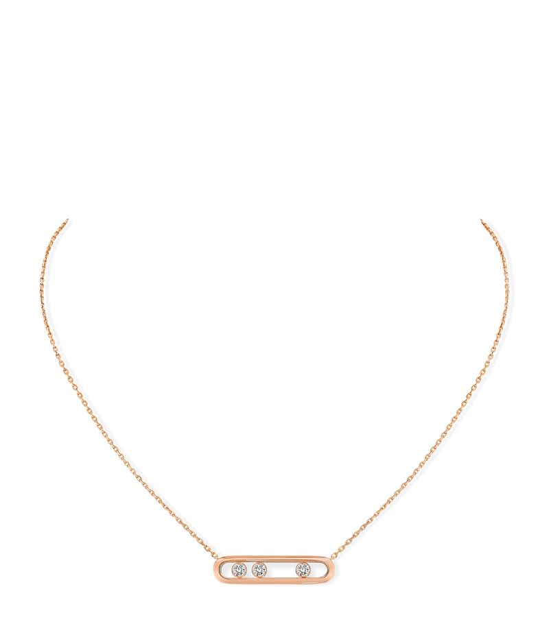 Messika Messika Rose Gold And Diamond Move Classique Necklace