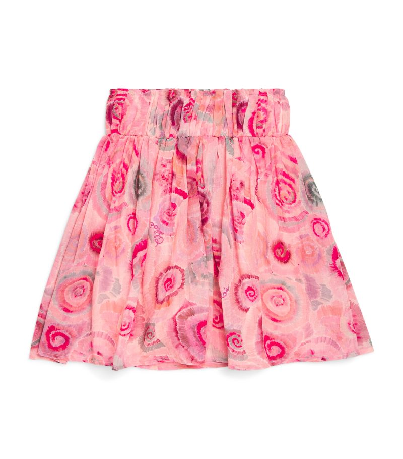 Chloé Kids Chloé Kids Wool Crepe Floral Skirt (4-14 Years)