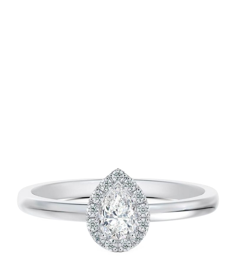 De Beers Jewellers De Beers Jewellers Platinum And Diamond Bridal Aura Ring