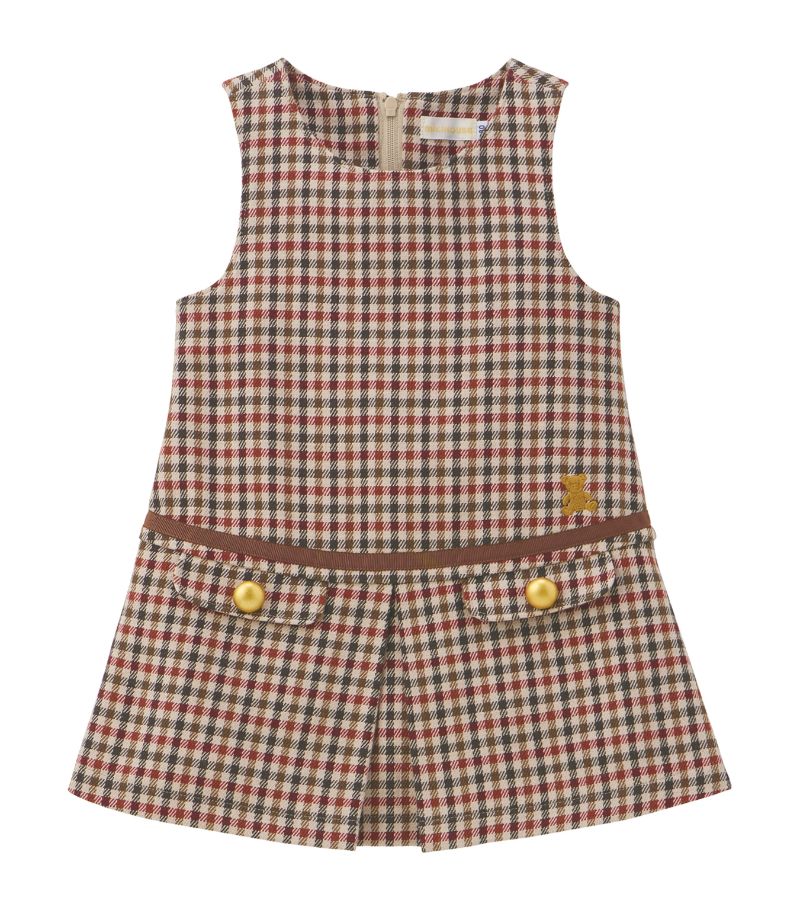 Miki House Miki House Tweed Checked Dress (3-9 Years)