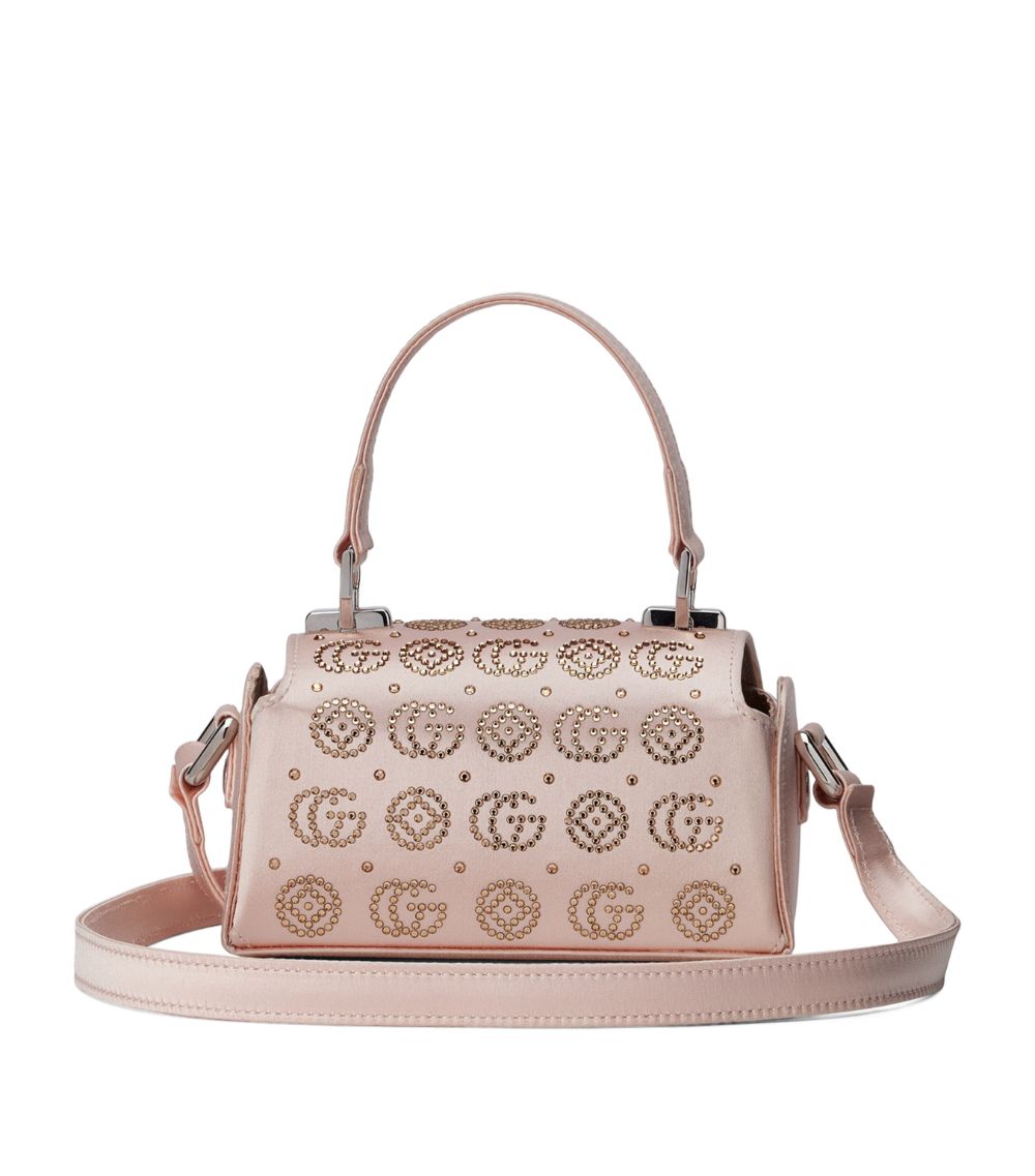 Gucci Gucci Kids Silk Embellished Top-Handle Bag