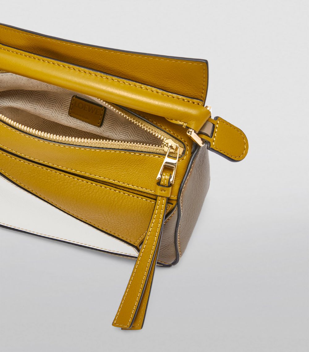 Loewe Loewe Mini Leather Puzzle Top-Handle Bag