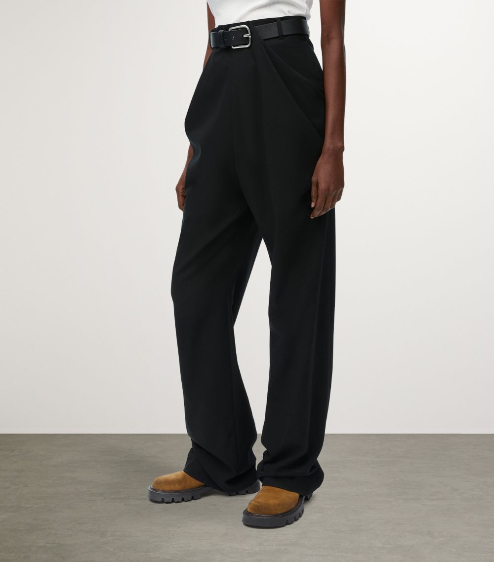 Loewe Loewe Cotton Draped Trousers