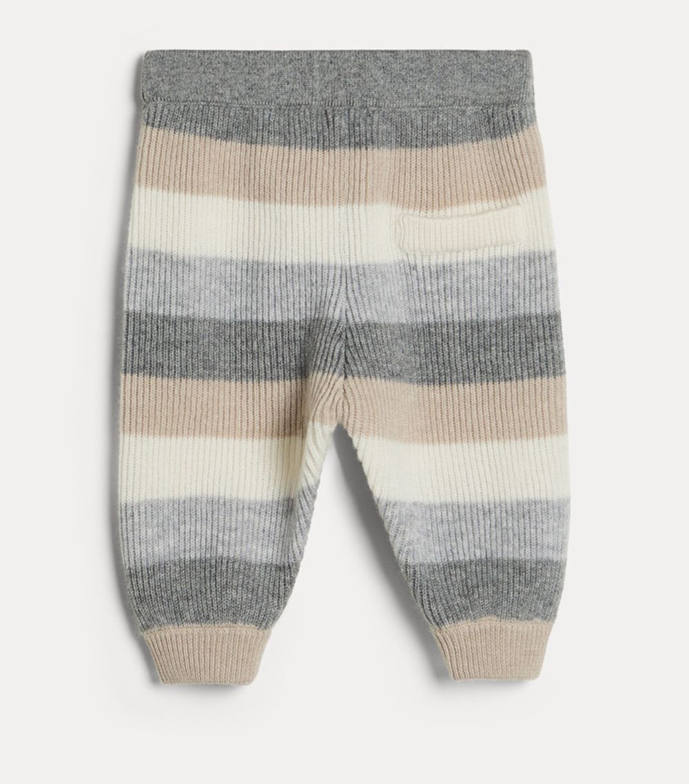 Brunello Cucinelli Kids Brunello Cucinelli Kids Cashmere Striped Trousers