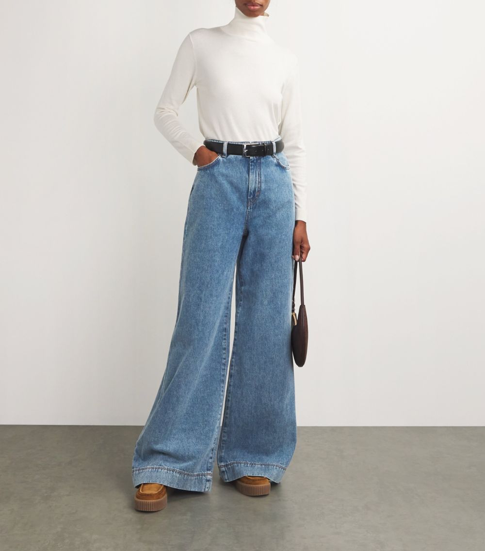 Weekend Max Mara Weekend Max Mara High-Rise Extra-Wide-Leg Jeans