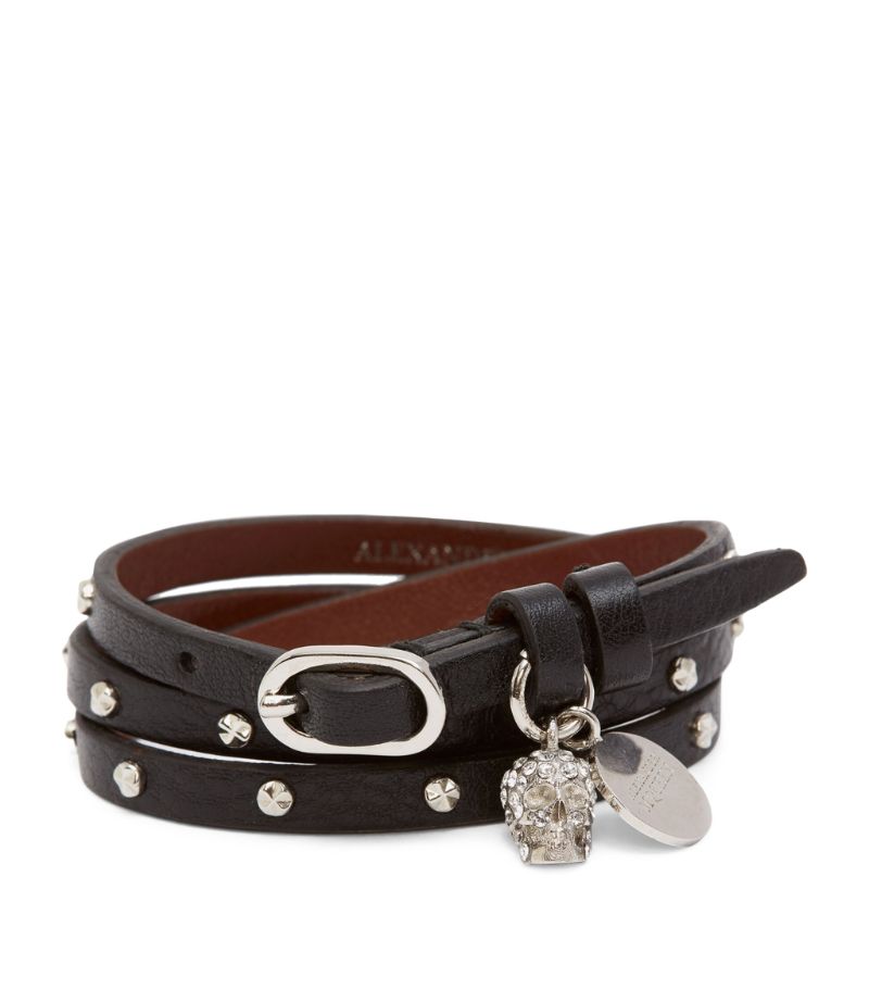 Alexander McQueen Alexander McQueen Leather Studded Bracelet