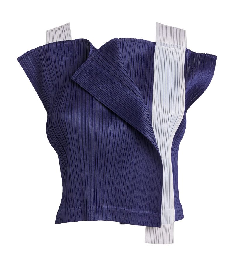 Pleats Please Issey Miyake Pleats Please Issey Miyake Pleated Comet Sleeveless Top