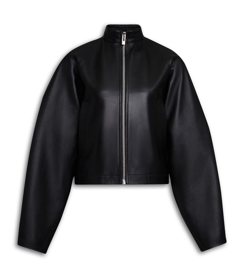 Alaïa Alaïa Leather Round Jacket