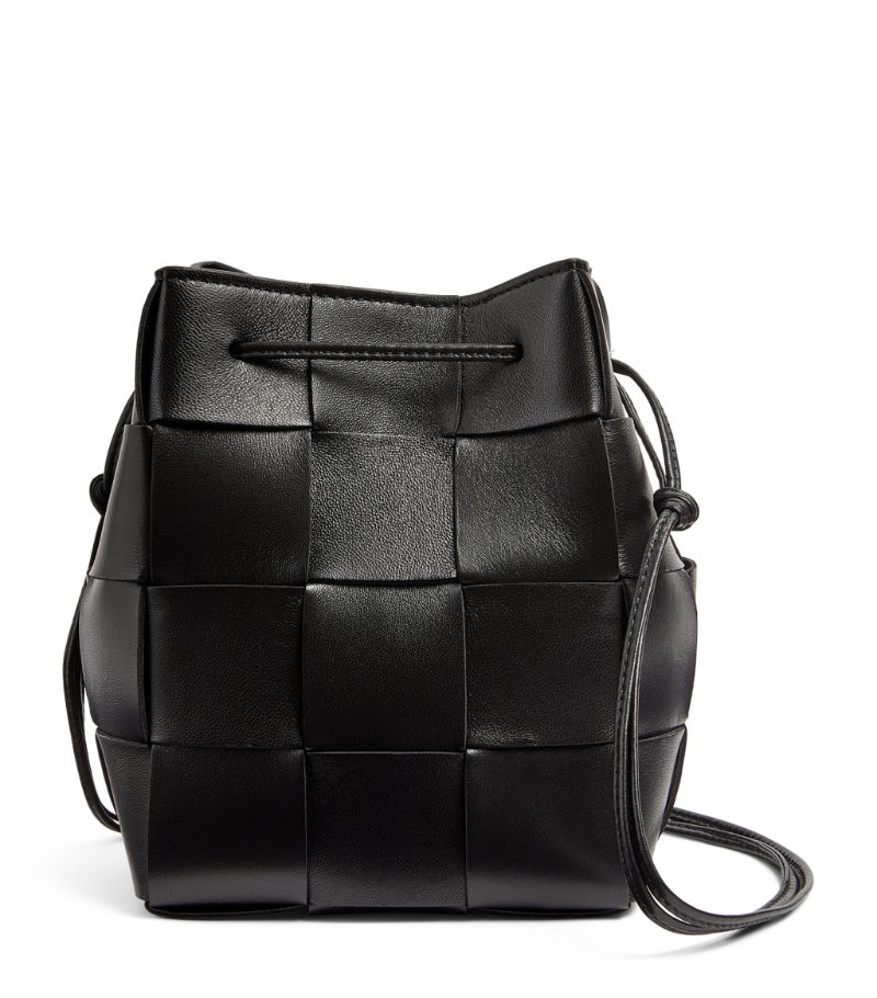 Bottega Veneta Bottega Veneta Small Leather Cassette Bucket Bag