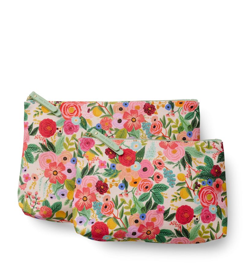 Rifle Paper Co. Rifle Paper Co. Canvas Garden Party Pouch (Set of 2)