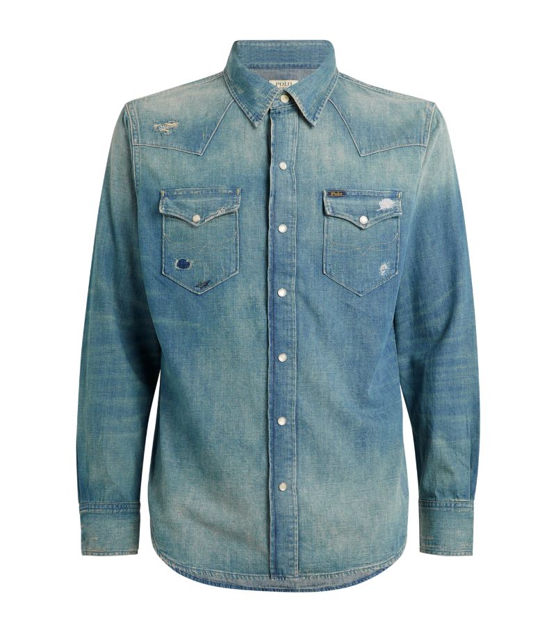 Polo Ralph Lauren Polo Ralph Lauren Denim Distressed Shirt