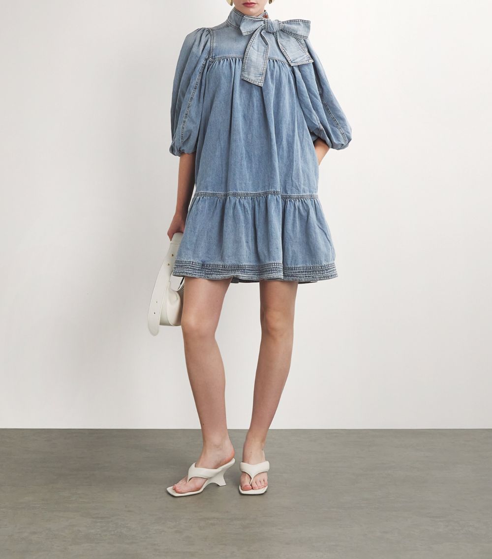 Zimmermann Zimmermann Denim Smock Mini Dress