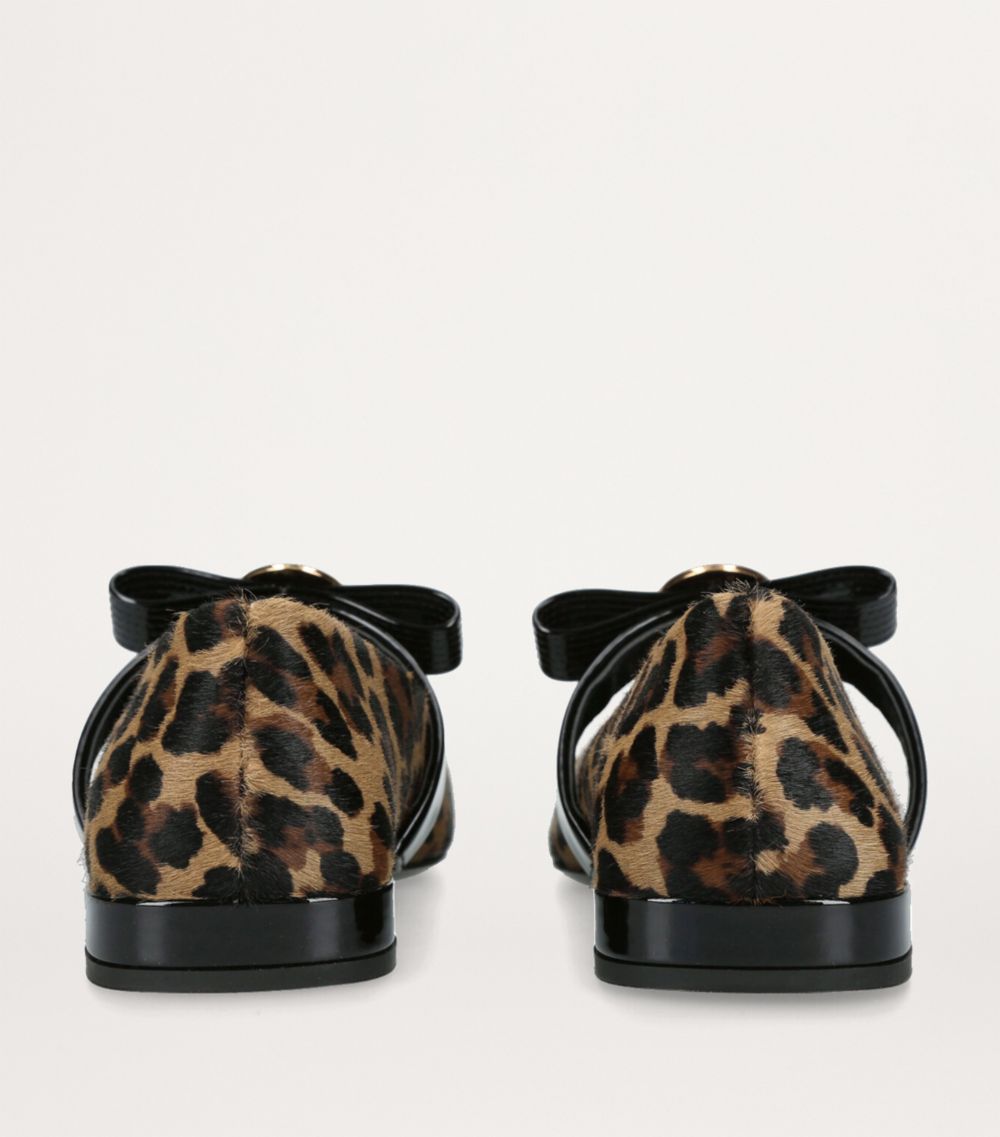 Versace Versace Leopard Print Mary Janes