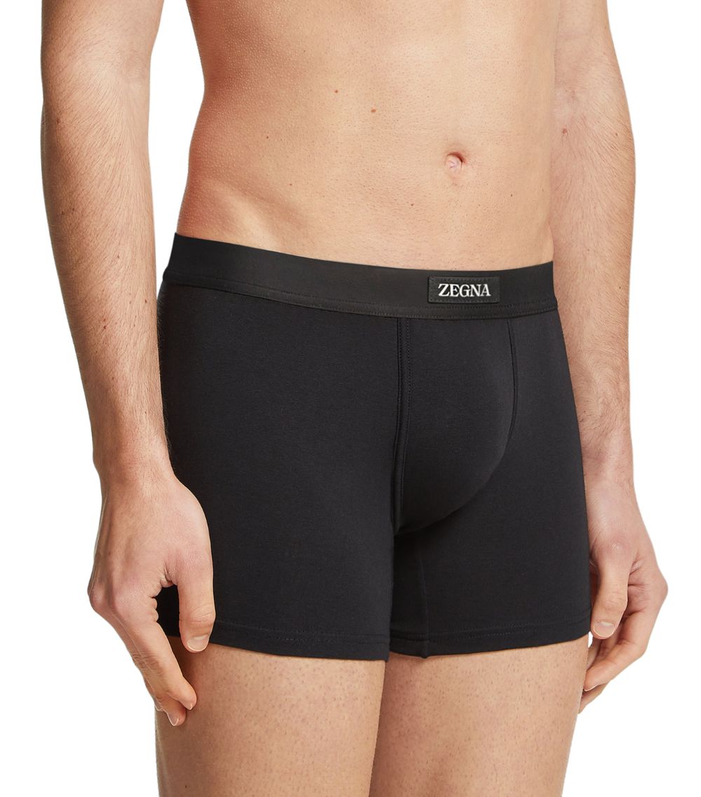 zegna Zegna Stretch Modal Logo Boxers