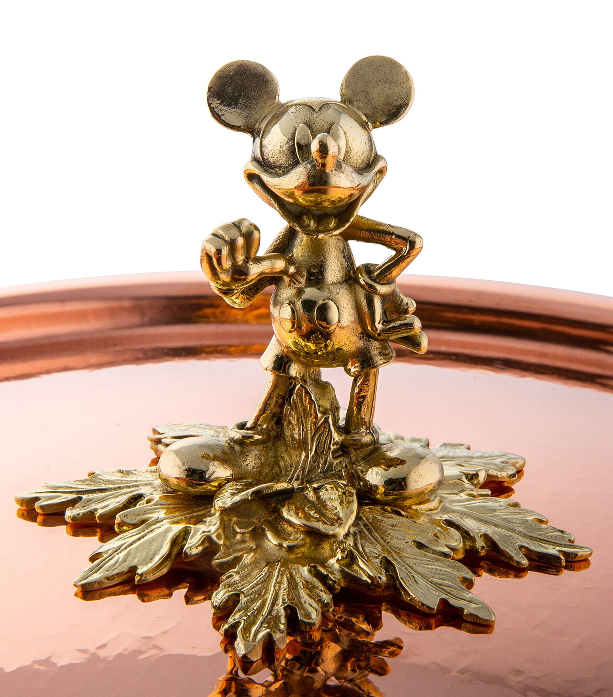 Ruffoni Ruffoni Historia Hammered Copper Disney Mickey Mouse Stockpot with Lid