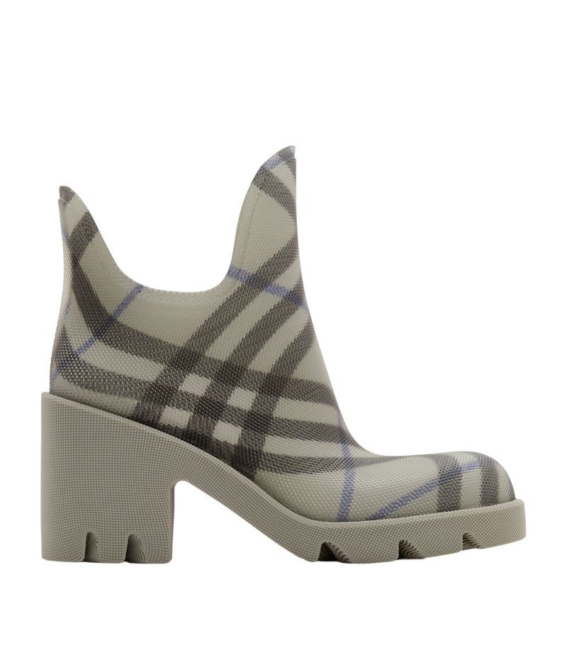 Burberry Burberry Check Marsh Heeled Rain Boots 65