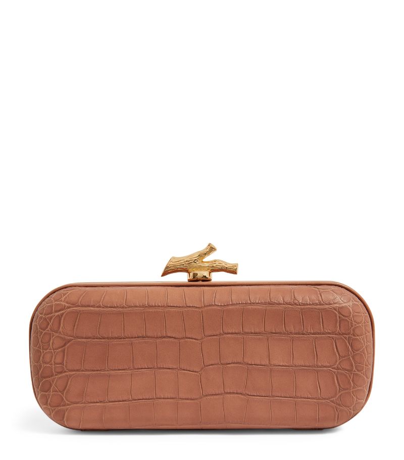 Maria Oliver Maria Oliver Alligator Emilia Clutch Bag