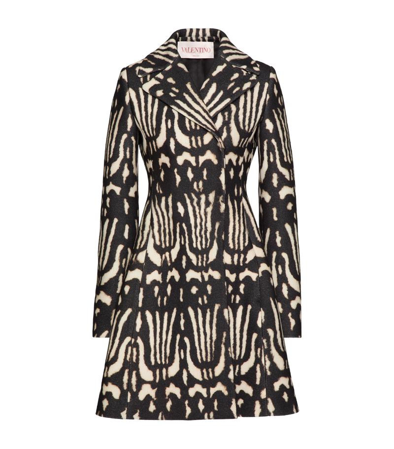 VALENTINO GARAVANI Valentino Garavani Wool Wild Print Coat