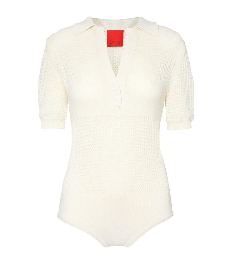 Cashmere In Love Cashmere In Love Cotton-Cashmere Bo Bodysuit