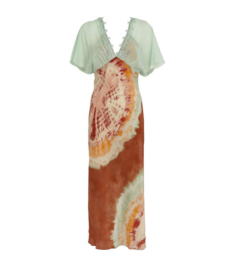 Hayley Menzies Hayley Menzies Silk Tie-Dye Maxi Dress