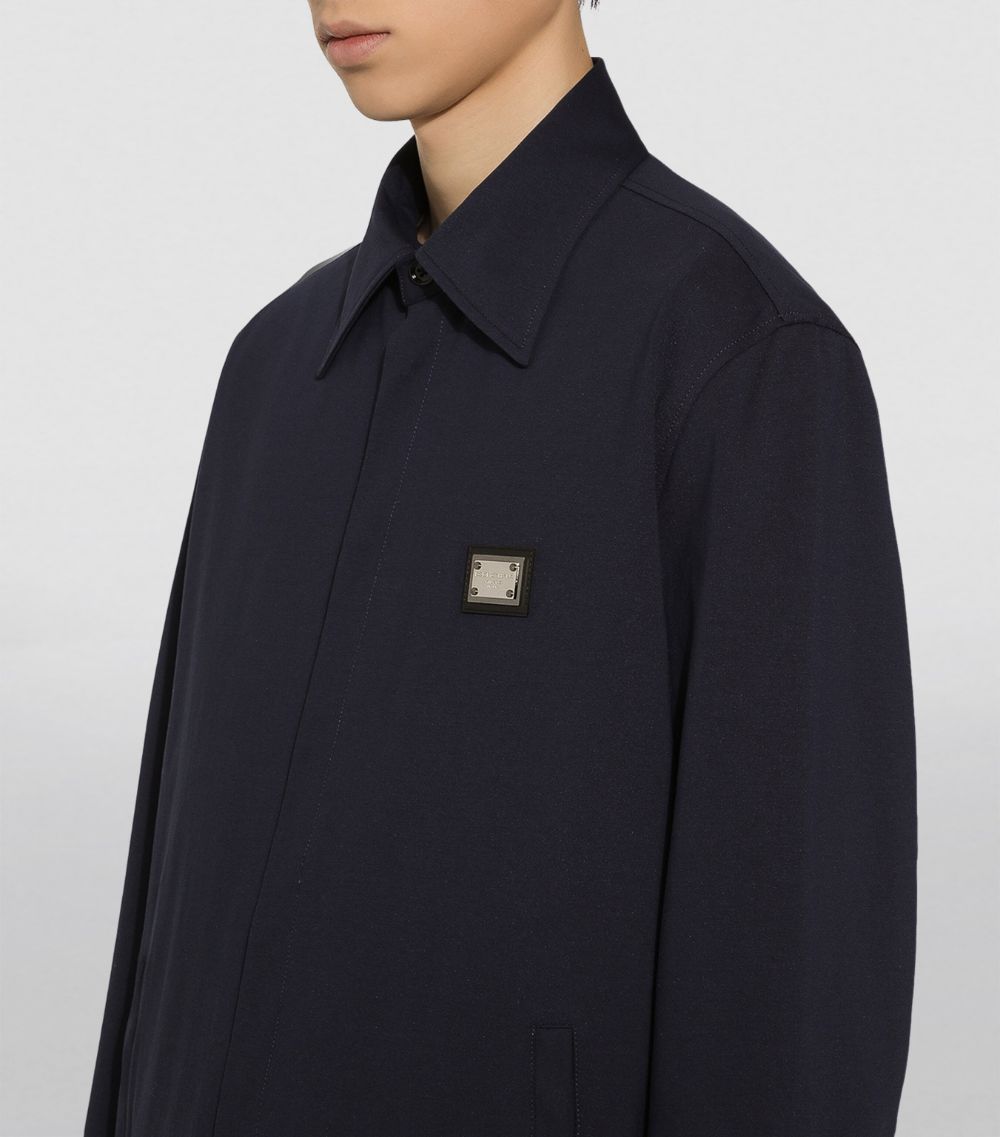 Dolce & Gabbana Dolce & Gabbana Logo Plaque Overshirt