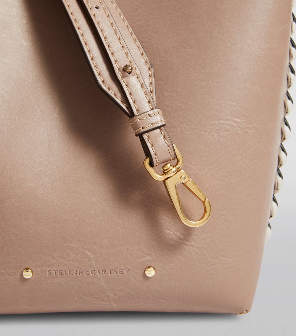 Stella McCartney Stella McCartney Vegan Leather Frayme Bucket Bag