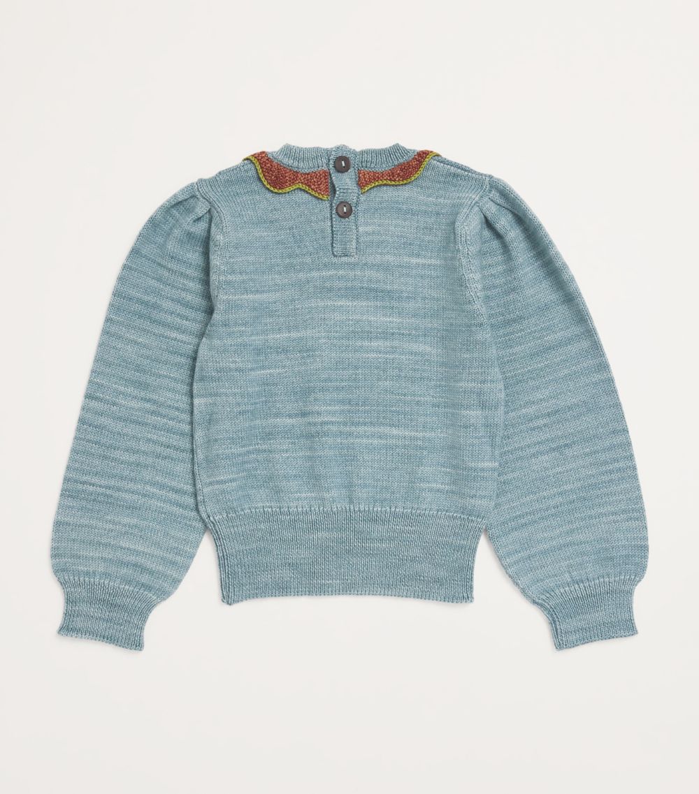  Misha & Puff Merino Ruffled-Collar Elizabeth Sweater (2-8 Years)