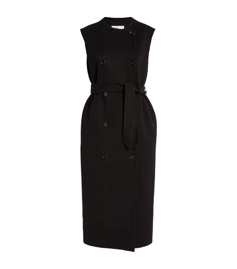 Max Mara Max Mara Sleeveless Belted Coat