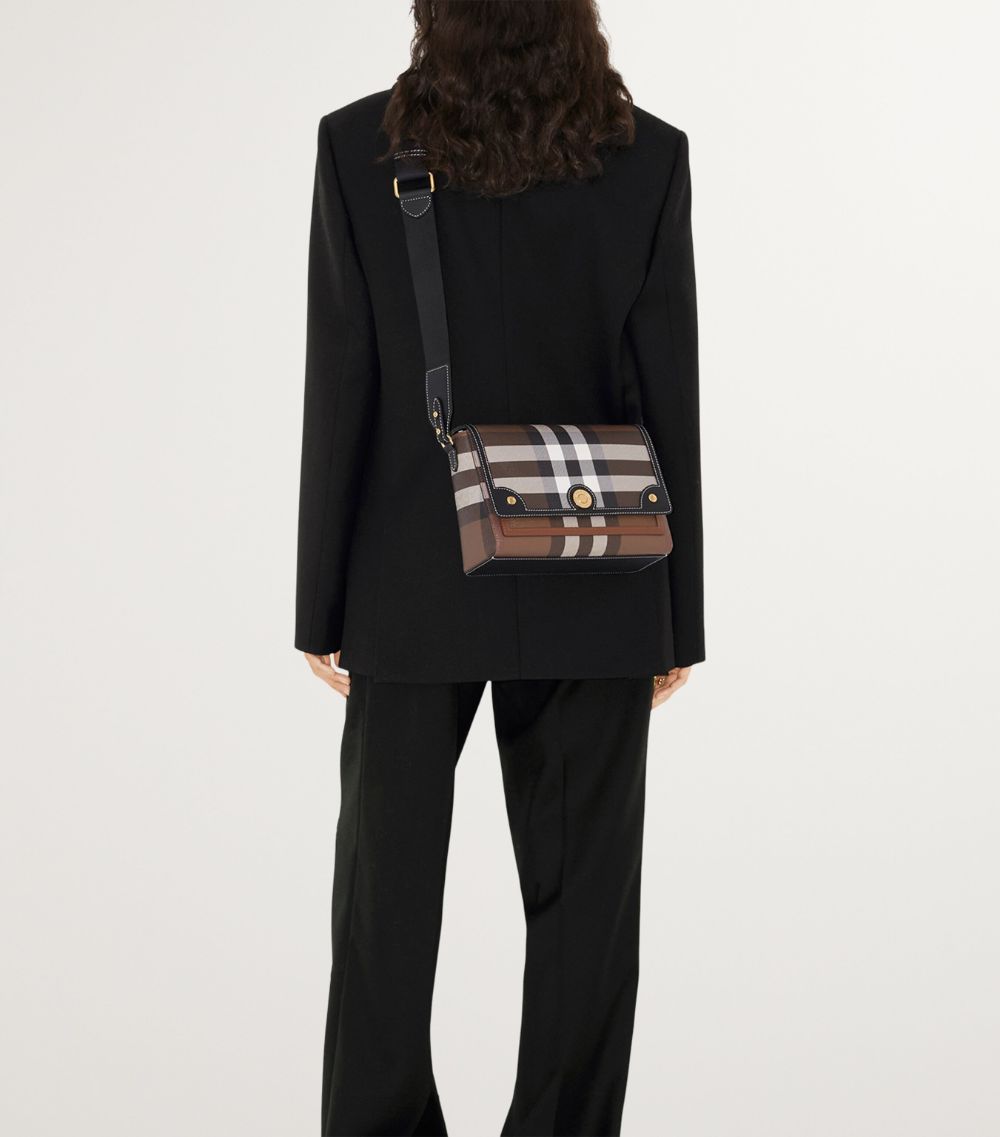 Burberry Burberry Check Print Note Cross-Body Bag