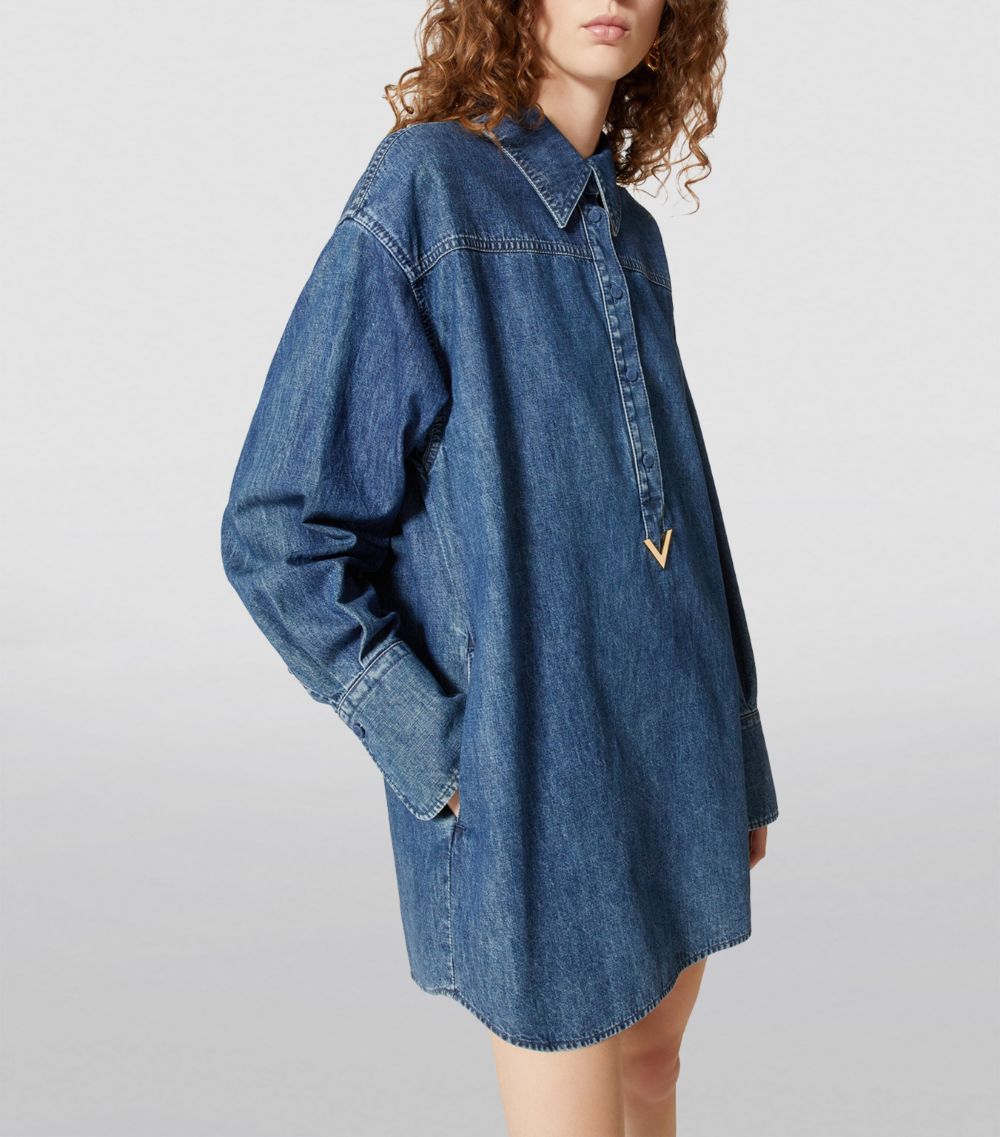 VALENTINO GARAVANI Valentino Garavani Chambray Denim Dress