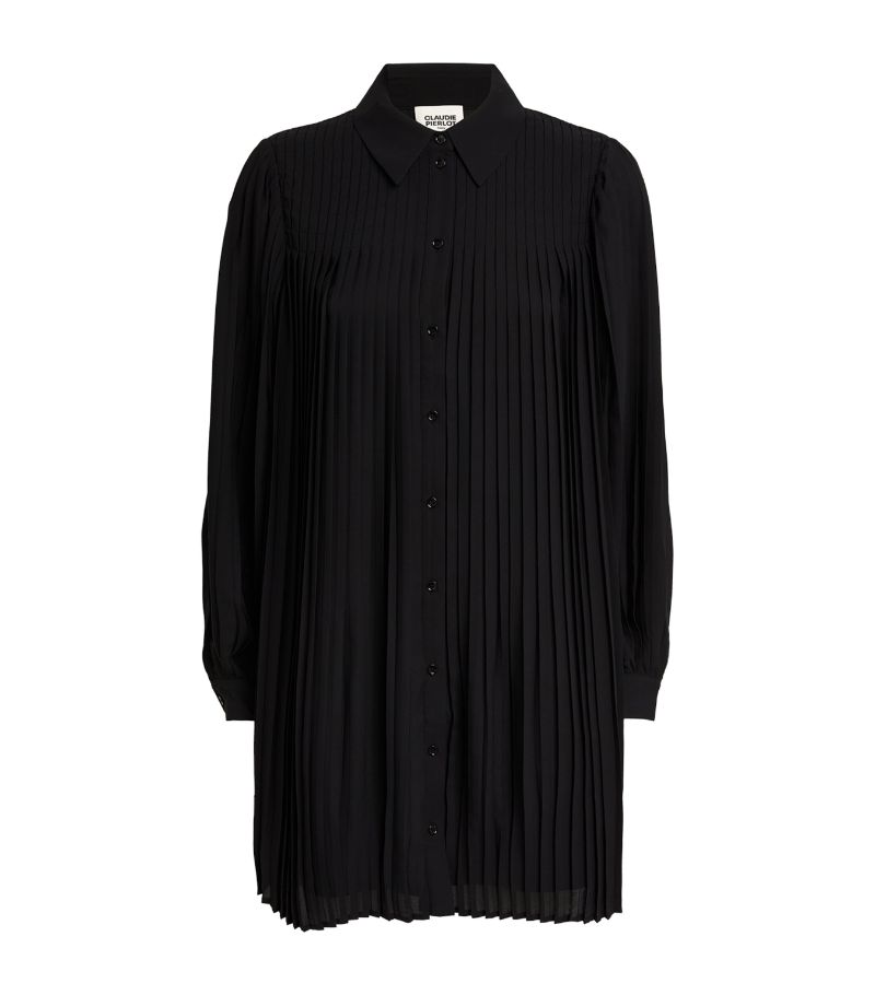  Claudie Pierlot Pleated Mini Dress