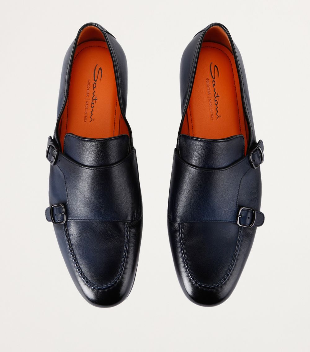 Santoni Santoni Carlos Double Monk Shoes