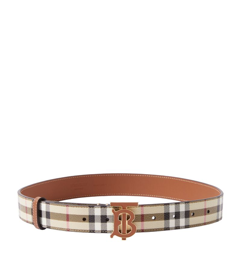 Burberry Burberry House Check Monogram Belt