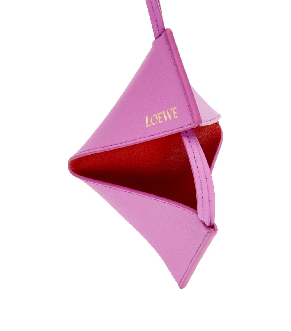 Loewe Loewe Leather Origami Neck Pouch