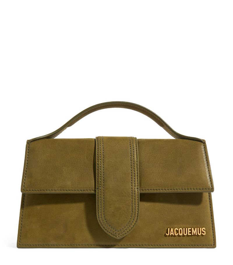 Jacquemus Jacquemus Medium Suede Le Bambino Top-Handle Bag