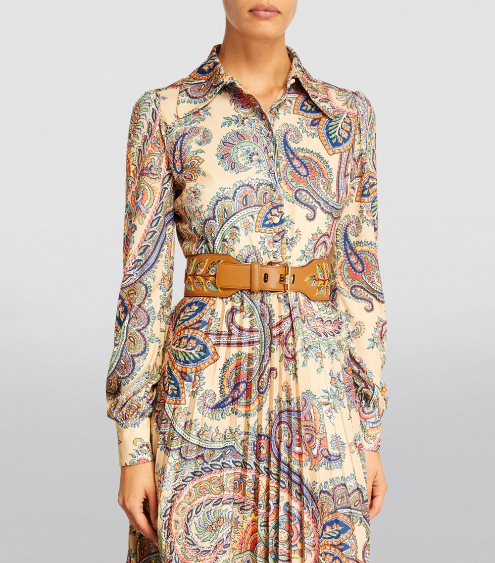 Etro ETRO Leather Embroidered Belt