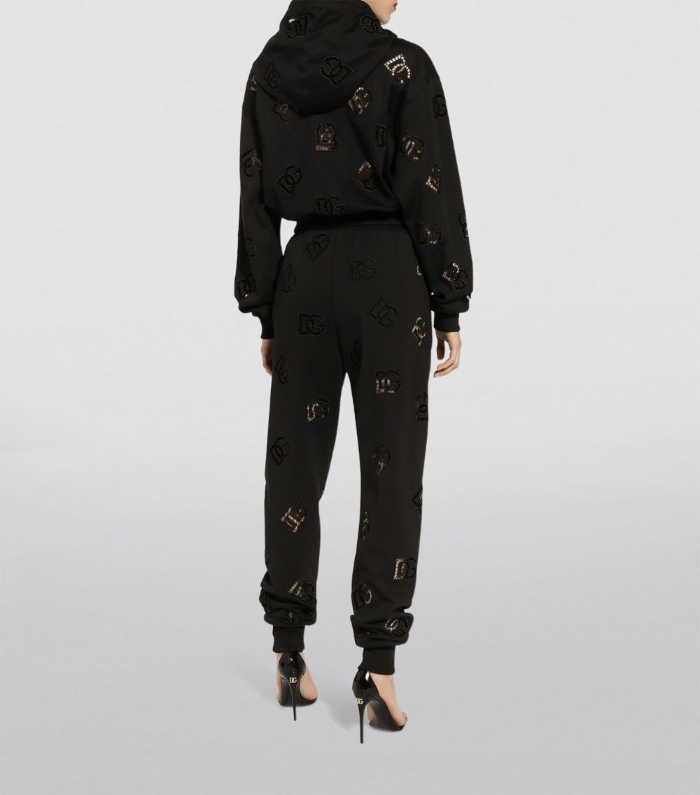 Dolce & Gabbana Dolce & Gabbana Cut-Out-Logo Sweatpants