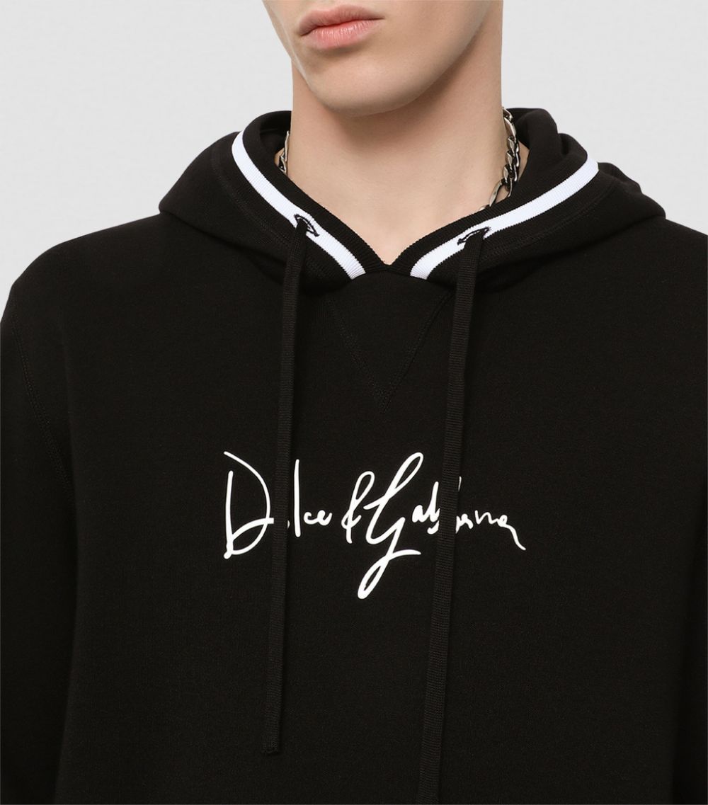 Dolce & Gabbana Dolce & Gabbana Wool Logo Hoodie