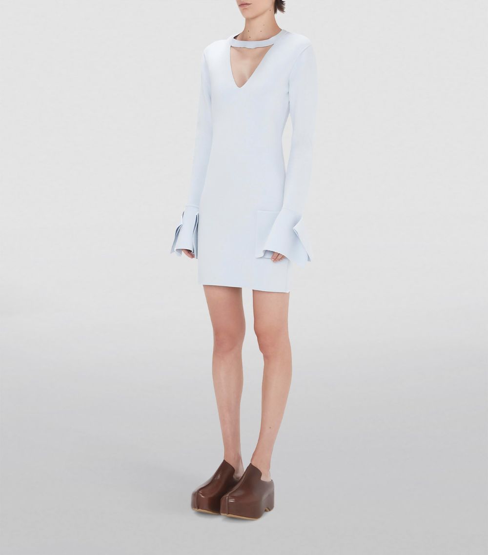 Jw Anderson Jw Anderson V-Neck Panel Mini Dress