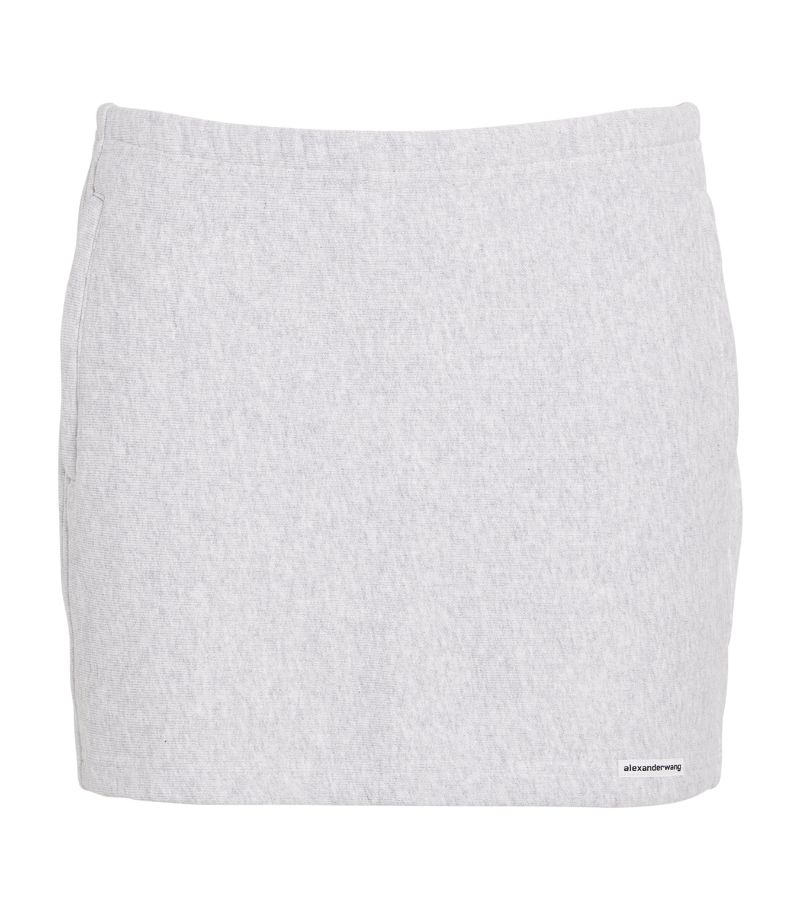 Alexander Wang Alexander Wang Terry Cotton Mini Skirt