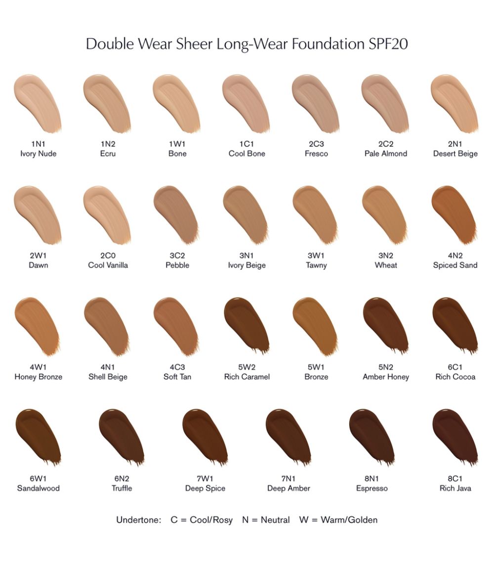 Estée Lauder Estée Lauder Double Wear Sheer Long-Wear Foundation Spf20 (30Ml)