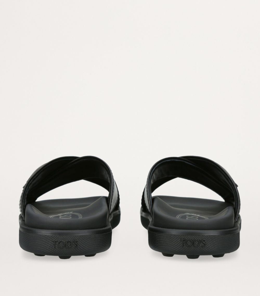 Tod's Tod'S Leather Criss-Cross Sandals