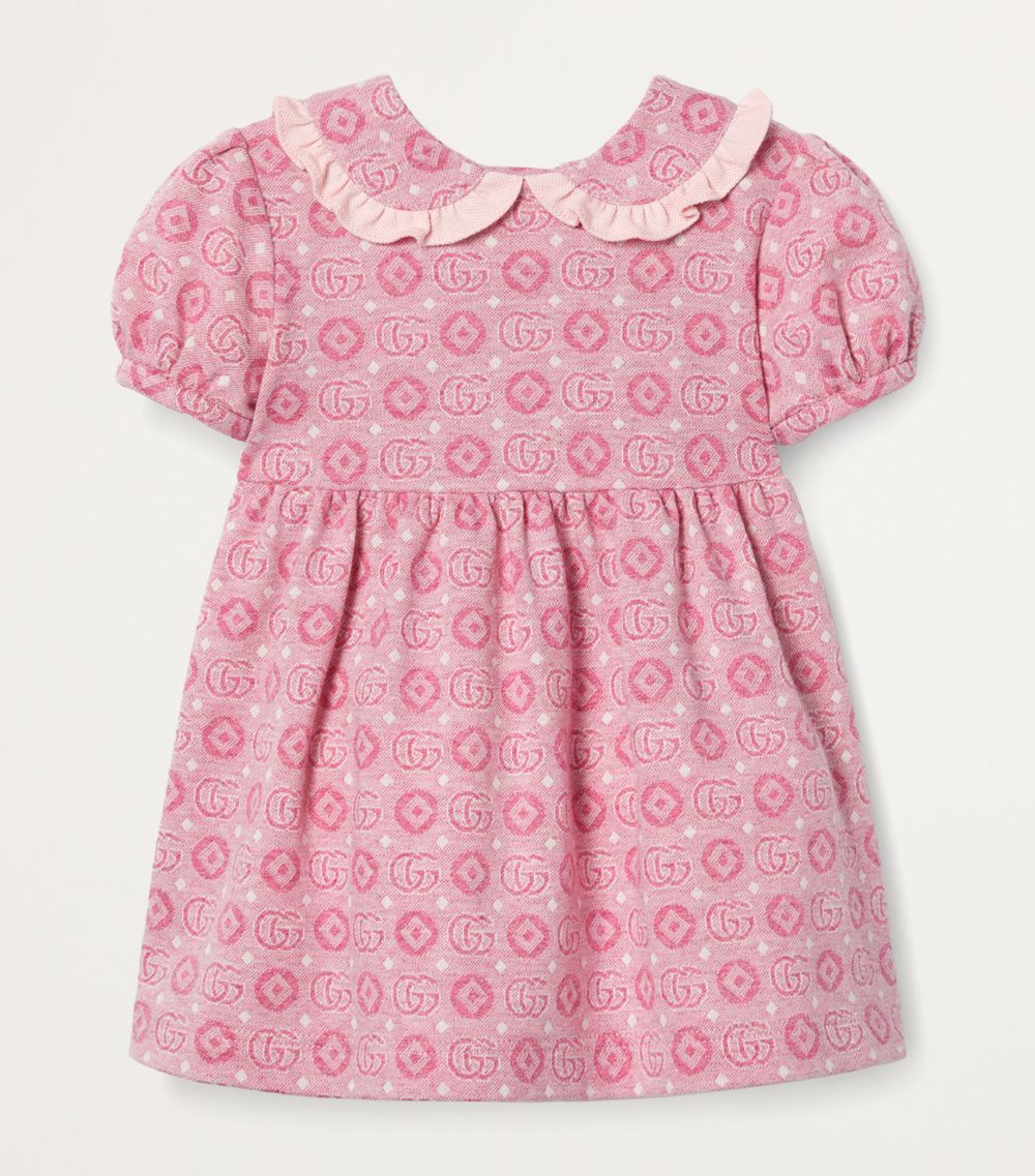 Gucci Gucci Kids Cotton Double G Dress (3-36 Months)