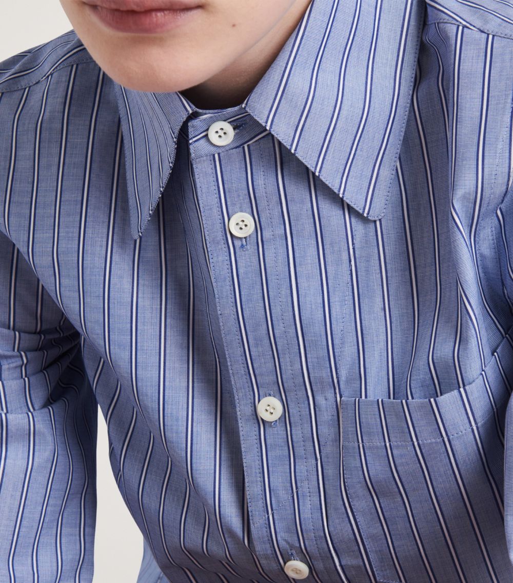 Prada Prada Cotton Poplin Striped Shirt