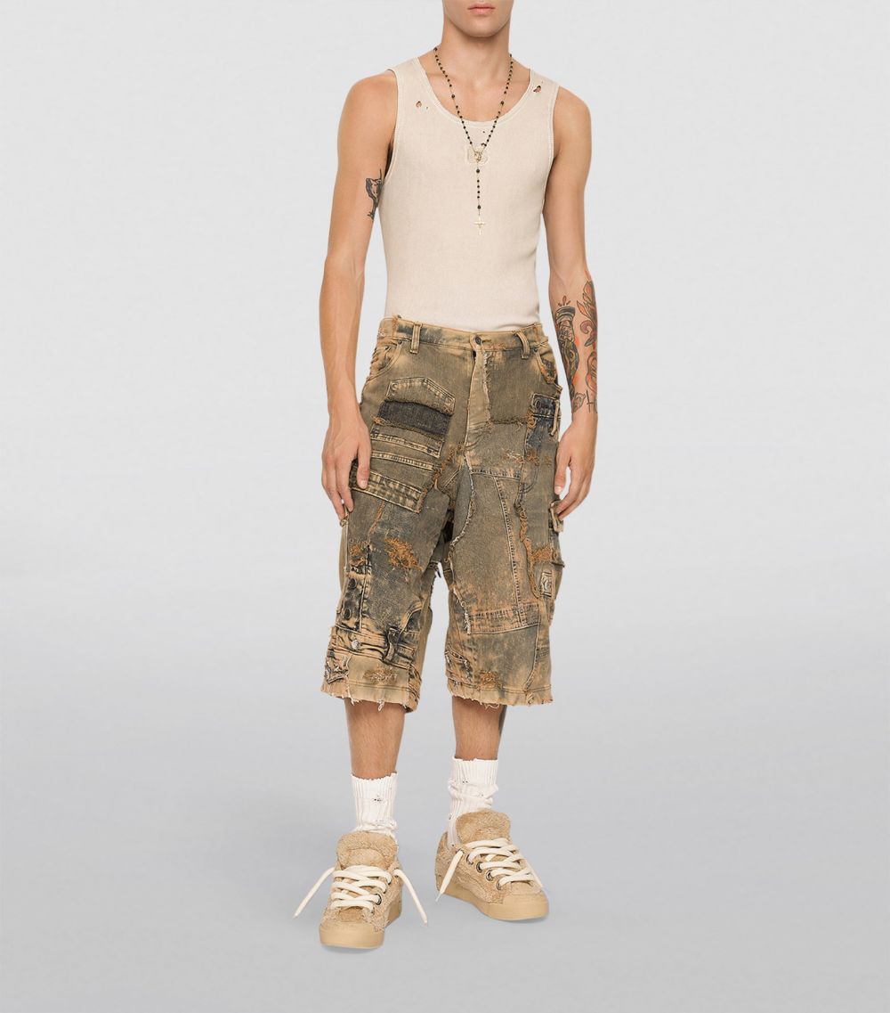 Dolce & Gabbana Dolce & Gabbana Distressed Logo Tank Top