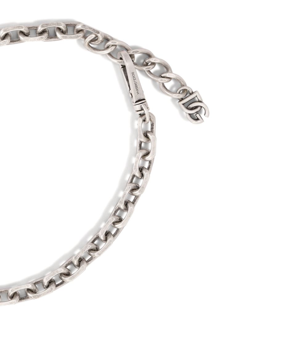 Dolce & Gabbana Dolce & Gabbana Silver-Tone Chain Necklace