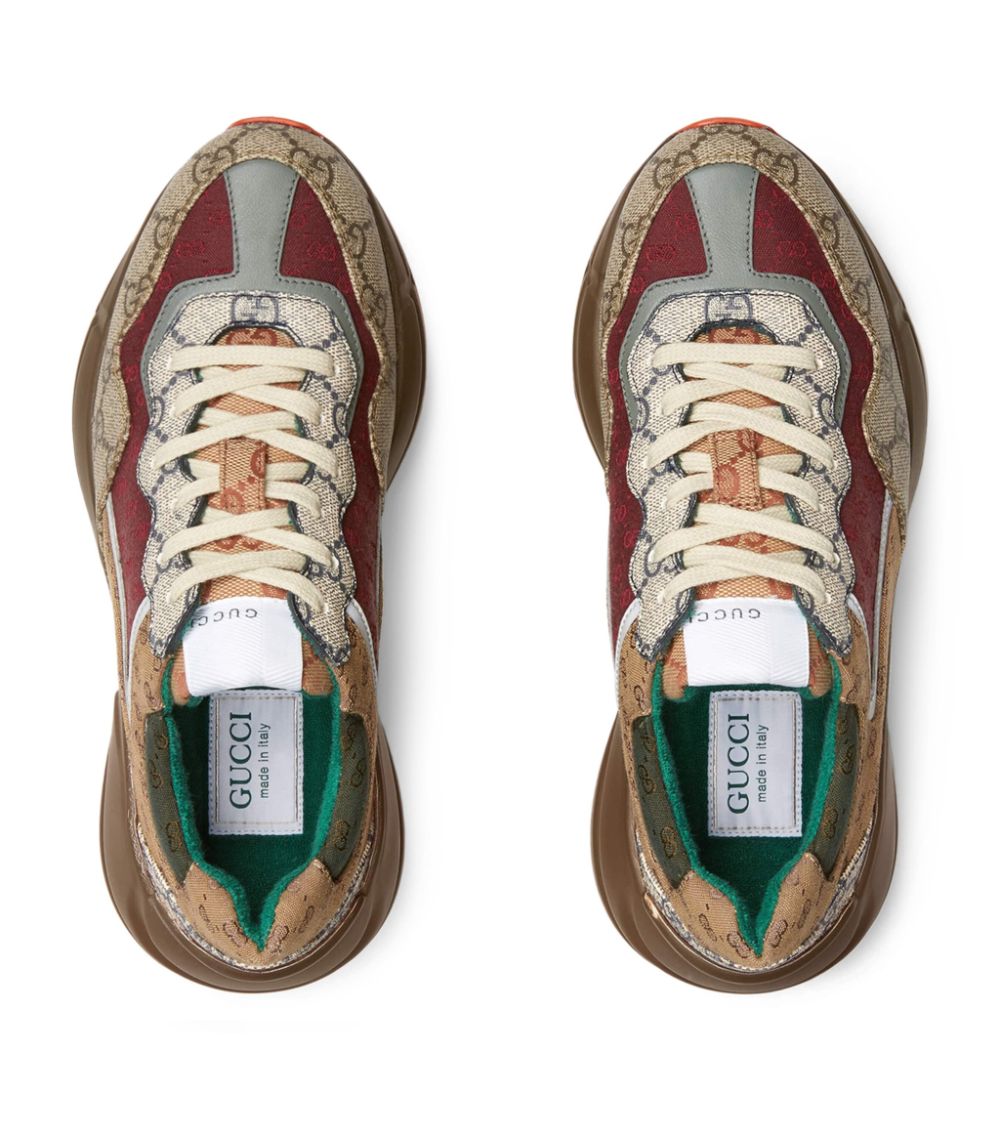 Gucci Gucci Multi-Print Rhyton Sneakers