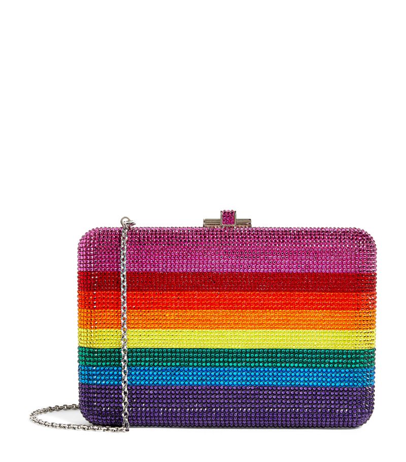 Judith Leiber Judith Leiber Rainbow Slim Slide Clutch Bag